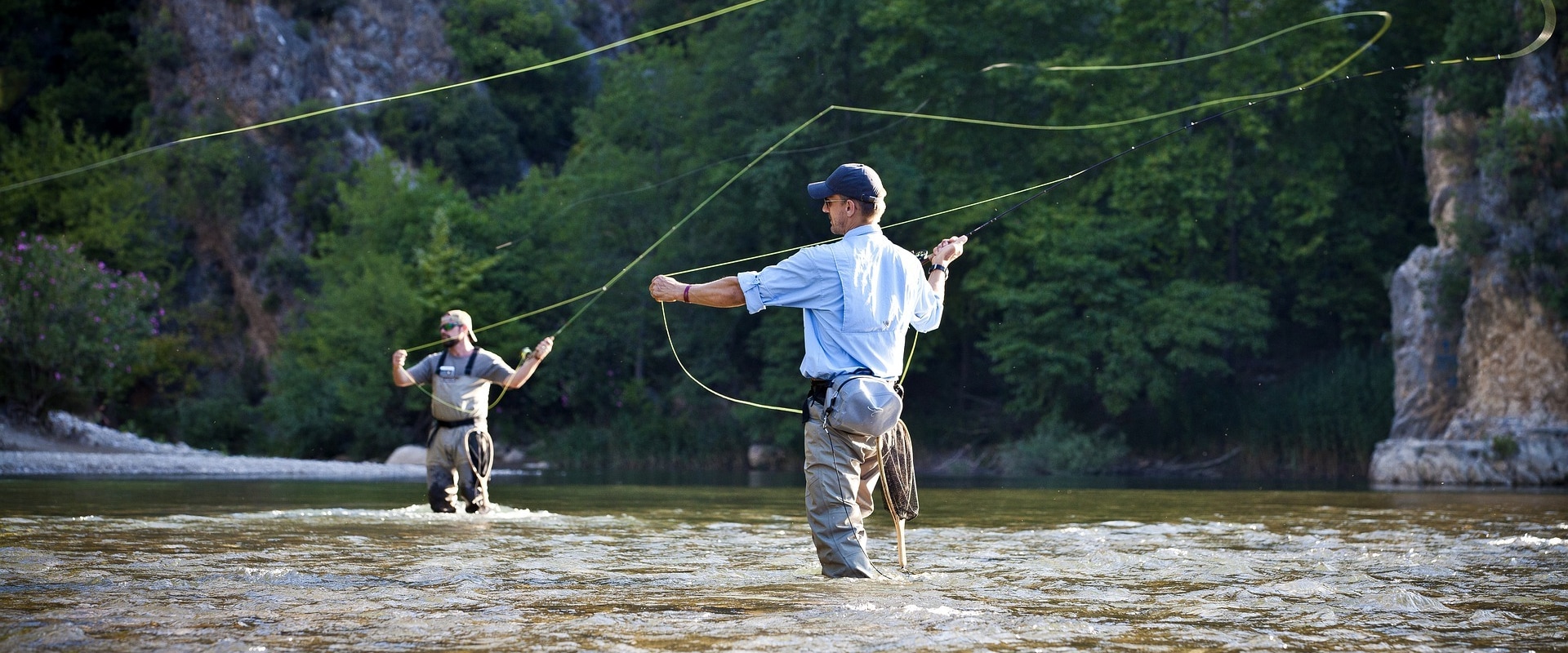 Can you fly fish from the bank?